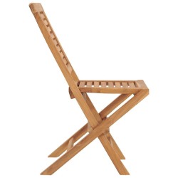 Chaises de jardin pliantes lot de 2 47x63x90cm bois massif teck 555662555662