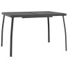 Table de jardin anthracite 110x80x72 cm Treillis d'acier 555663555663