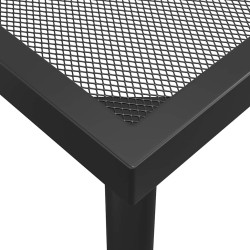 Table de jardin anthracite 165x80x72 cm Treillis d'acier 555664555664