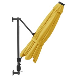 Parasol mural avec LED jaune 290 cm 555670555670