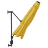 Parasol mural avec LED jaune 290 cm 555670555670