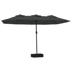 Parasol à double tête anthracite 449x265 cm 555673555673