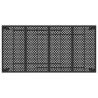 Table de jardin anthracite 200x100x72 cm acier 555676555676