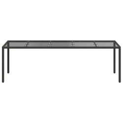 Table de Jardin Noir Pur 250 x 100 x 75 cm polyrotin 555677555677