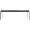 Table de Jardin Noir Pur 250 x 100 x 75 cm polyrotin 555677555677