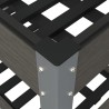 Lit surélevé de jardin avec étagère Gris 200x50x75 cm WPC 555690555690
