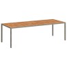 Table de Jardin Gris 250 x 100 x 75 cm polyrotin 555692555692