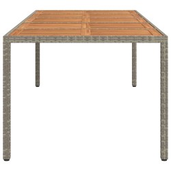 Table de Jardin Gris 250 x 100 x 75 cm polyrotin 555692555692