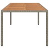 Table de Jardin Gris 250 x 100 x 75 cm polyrotin 555692555692