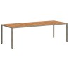 Table de Jardin Gris 250 x 100 x 75 cm polyrotin 555692555692