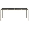 Table de Jardin Gris 190 x 90 x 75 cm polyrotin 555701555701