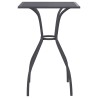 Table de jardin anthracite 50x50x72 cm treillis d'acier 555703555703