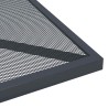 Table de jardin anthracite 50x50x72 cm treillis d'acier 555703555703