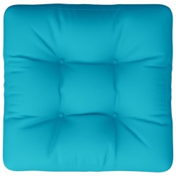 Coussin de palette turquoise 58x58x10 cm tissu oxford 555705555705