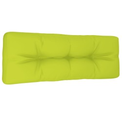 Coussin de palette vert vif 120x40x12 cm tissu 555725555725