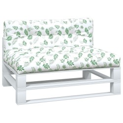 Coussins de palette lot de 2 motif de feuilles tissu 555733555733