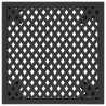 Table de jardin anthracite 50x50x72 cm acier 555738555738