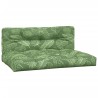 Coussins de palette lot de 2 motif de feuilles tissu 555750555750