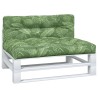 Coussins de palette lot de 2 motif de feuilles tissu 555750555750