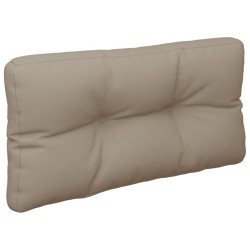 Coussins de palette lot de 2 taupe tissu 555758555758