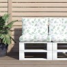 Coussins de palette lot de 2 motif de feuilles tissu Oxford 555759555759