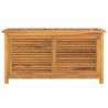 Boîte de rangement jardin et sac 114x50x58 cm bois massif teck 555763555763
