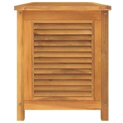 Boîte de rangement jardin et sac 114x50x58 cm bois massif teck 555763555763