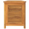 Boîte de rangement jardin et sac 114x50x58 cm bois massif teck 555763555763