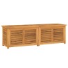Boîte de rangement jardin et sac 175x50x55 cm bois massif teck 555764555764
