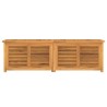 Boîte de rangement jardin et sac 175x50x55 cm bois massif teck 555764555764