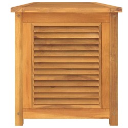 Boîte de rangement jardin et sac 175x50x55 cm bois massif teck 555764555764