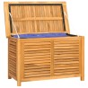 Boîte de rangement de jardin et sac 90x50x58cm bois massif teck 555765555765