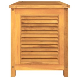 Boîte de rangement de jardin et sac 90x50x58cm bois massif teck 555765555765