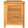 Boîte de rangement de jardin et sac 90x50x58cm bois massif teck 555765555765