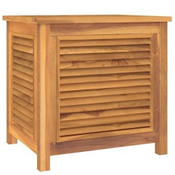 Boîte de rangement de jardin et sac 60x50x58cm bois massif teck 555770555770