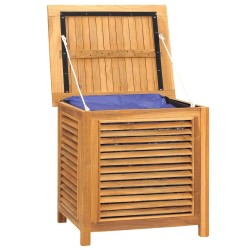 Boîte de rangement de jardin et sac 60x50x58cm bois massif teck 555770555770