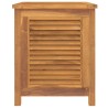 Boîte de rangement de jardin et sac 60x50x58cm bois massif teck 555770555770