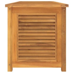 Boîte de rangement jardin et sac 150x50x55 cm bois massif teck 555774555774
