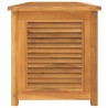 Boîte de rangement jardin et sac 150x50x55 cm bois massif teck 555774555774