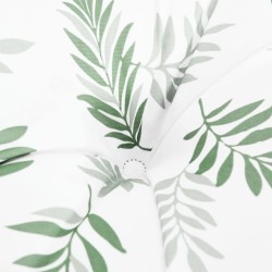 Coussin rond à motif de feuilles Ø 60 x11 cm tissu oxford 555792555792
