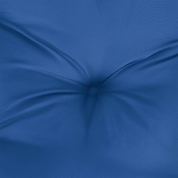 Coussin rond bleu royal Ø 60 x11 cm tissu oxford 555793555793