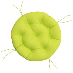 Coussin rond vert vif Ø 60 x11 cm tissu oxford 555794555794