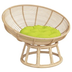 Coussin rond vert vif Ø 60 x11 cm tissu oxford 555794555794