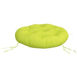 Coussin rond vert vif Ø 60 x11 cm tissu oxford 555794555794