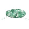 Coussin rond à motif de feuilles Ø 60 x11 cm tissu oxford 555795555795