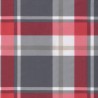 Coussin rond motif à carreaux rouge Ø 60 x11 cm tissu oxford 555796555796