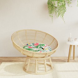 Coussin rond multicolore Ø 60 x11 cm tissu oxford 555799555799