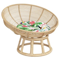 Coussin rond multicolore Ø 60 x11 cm tissu oxford 555799555799