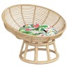 Coussin rond multicolore Ø 60 x11 cm tissu oxford 555799555799