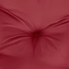 Coussin rond rouge bordeaux Ø 100 x11 cm tissu oxford 555802555802